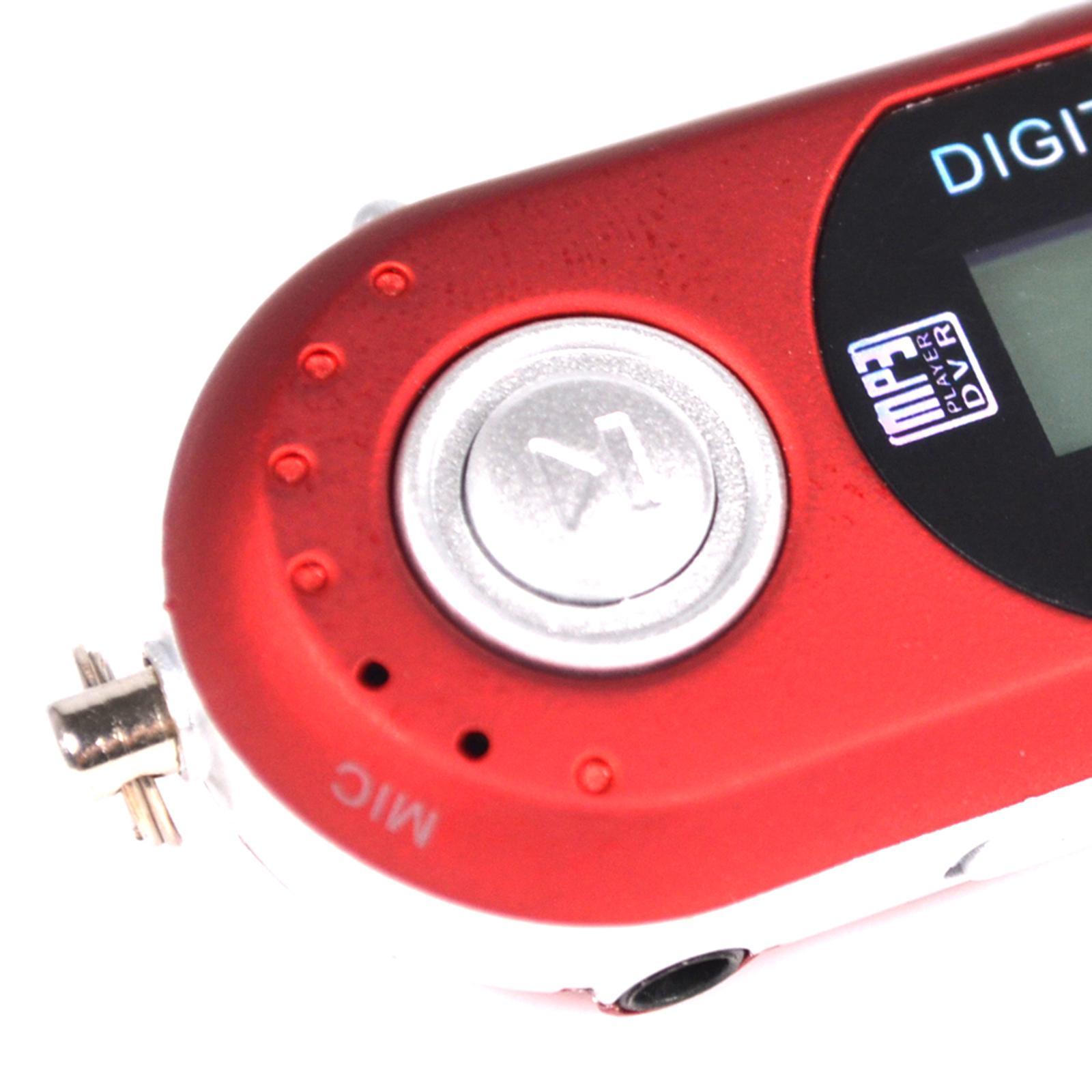 8GB USB 2.0 Flash Drive LCD MP3 Music Player With FM Radio 8G Red