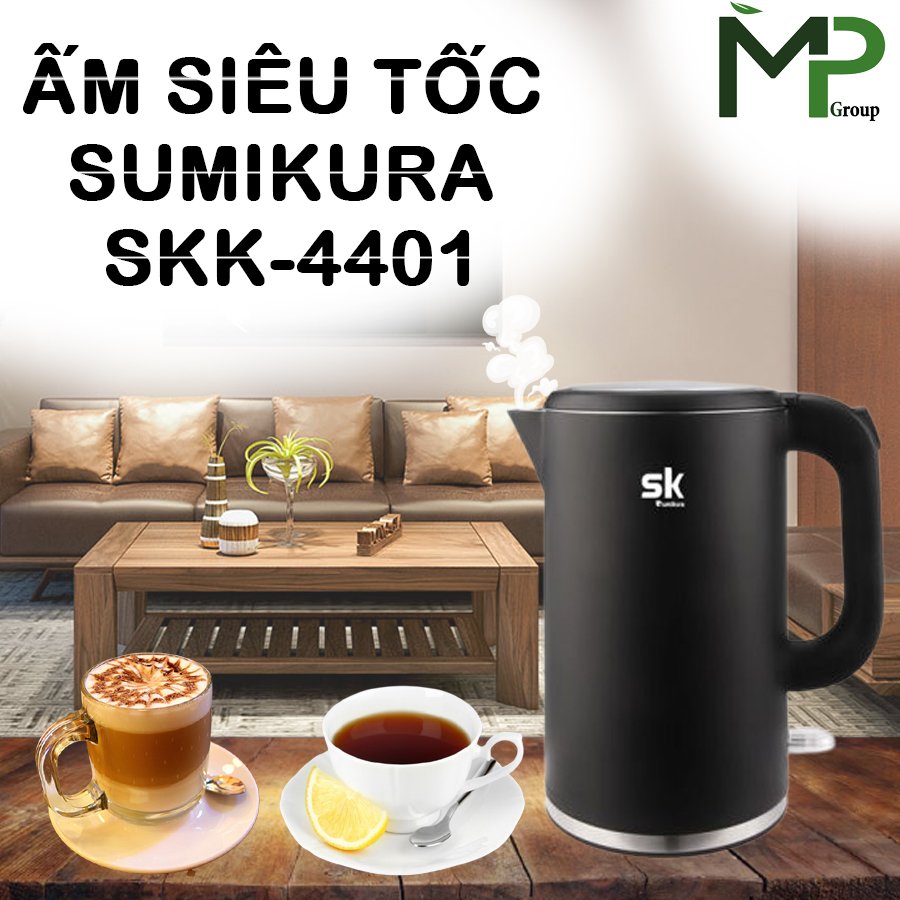 ẤM ĐUN SIÊU TỐC SUMIKURA 1.8 LÍT SKK4401 (2200W) - hàng chính hãng