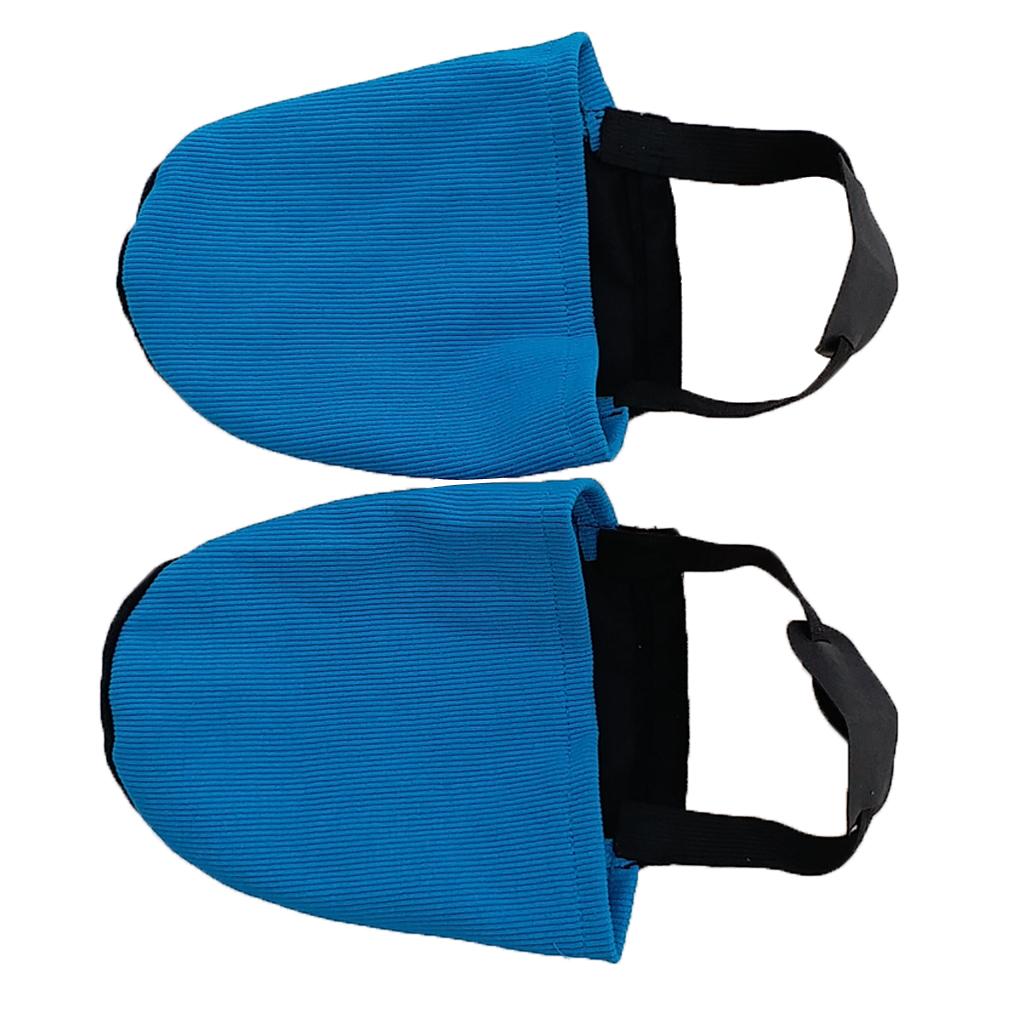 1 Pair Bowling Shoe Slider Protector Replacement - Functional & Washable - Blue
