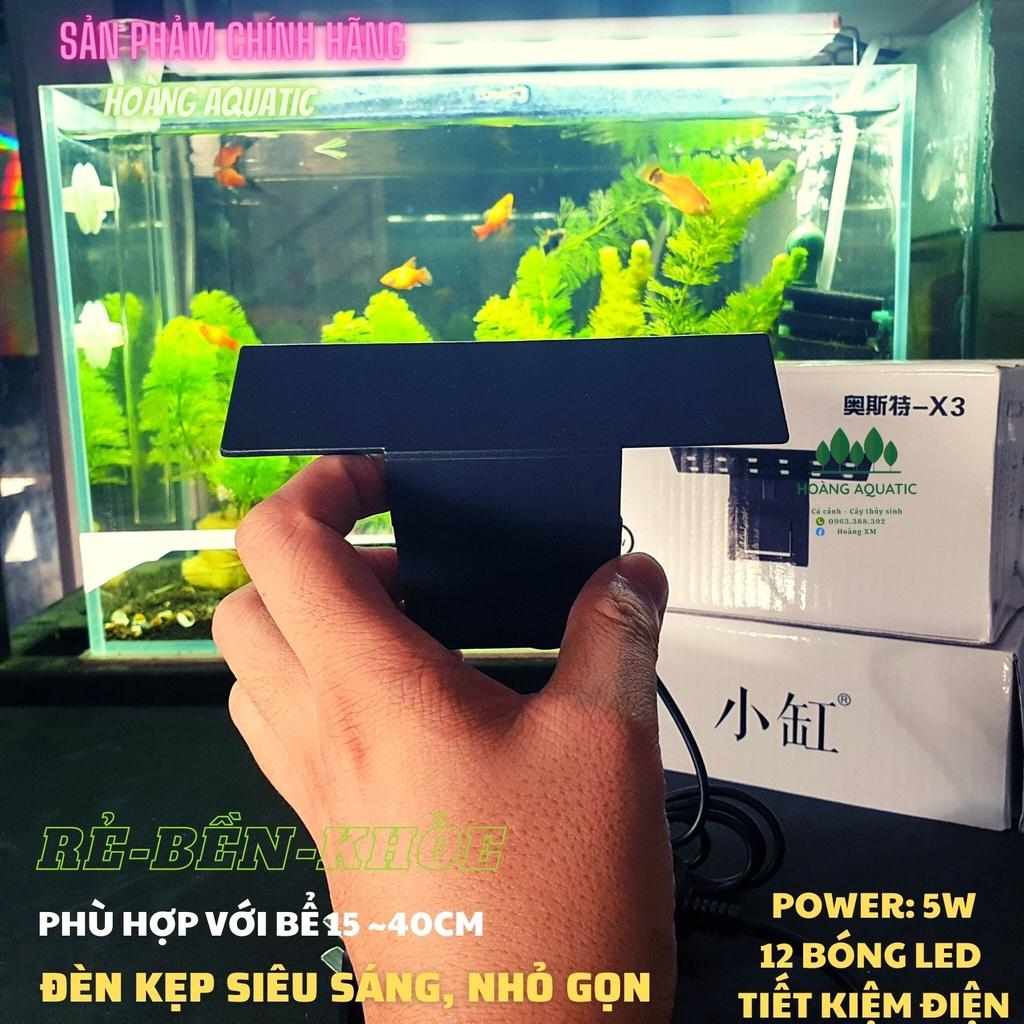 Đèn Thủy Sinh Cho Bể Mini X3- Đèn Kẹp Bể Cá Tiết Kiệm Điện