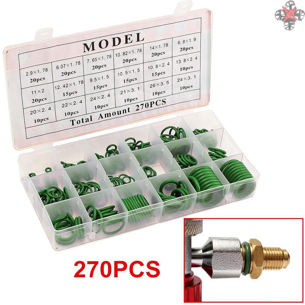 Hộp 270 Vòng Đệm Cao Su R134A Cho Máy Điều Hòa Xe Hơi