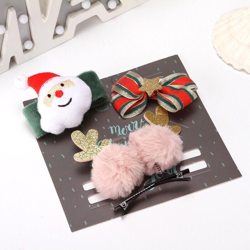 Set 4 món phụ kiện noel siêu đáng yêu