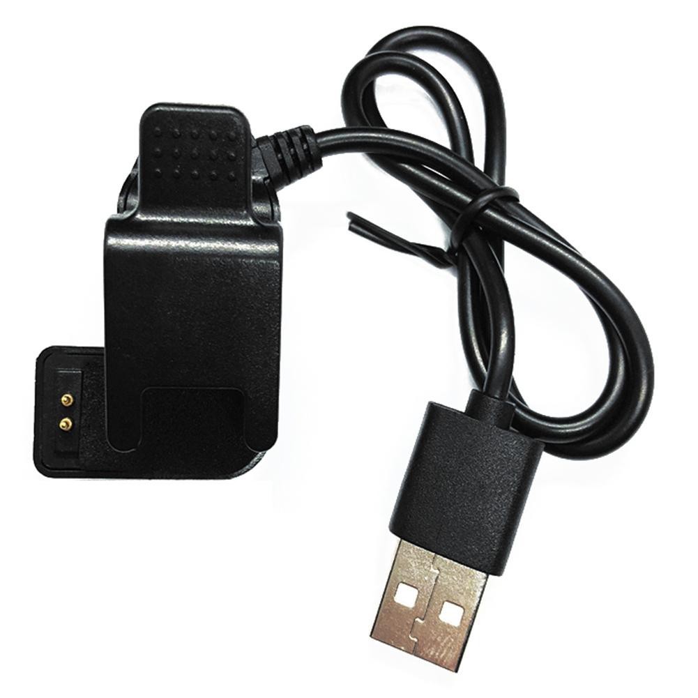 Cáp sạc USB đa năng dạng kẹp 2 chấu / 2 chân / 2 pin 3mm cho đồng hồ và vòng đeo tay thông minh Xiaomi Miband 4 / T500 / T500 Plus / T500s / T600 / T600s / FK78 / FK88 / X6 / X7 / X8 / F18 / T5s / W4 / I5 / B57 / D28 Smartwatch