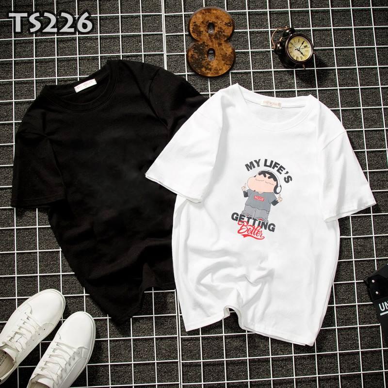 BST áo thun mùa hè thời trang Hàn Quốc cotton vải dày mịn