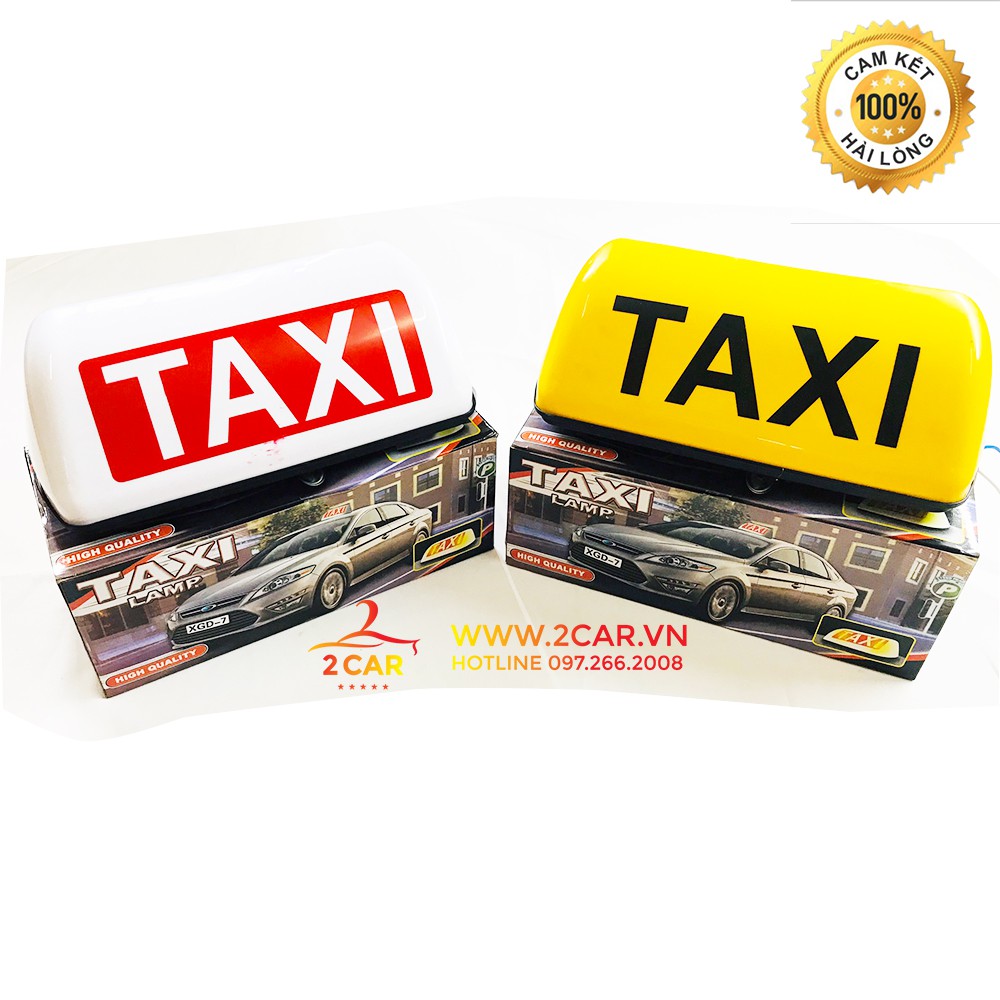 Mào TAXI hút nam châm có đèn LED gắn nóc ô tô cao cấp