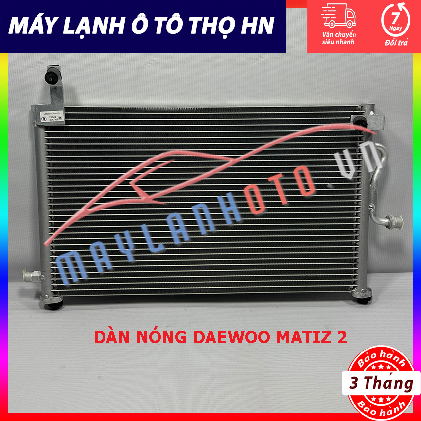 Dàn  nóng Daewoo Matiz 2 hàng xịn Hàn Quốc