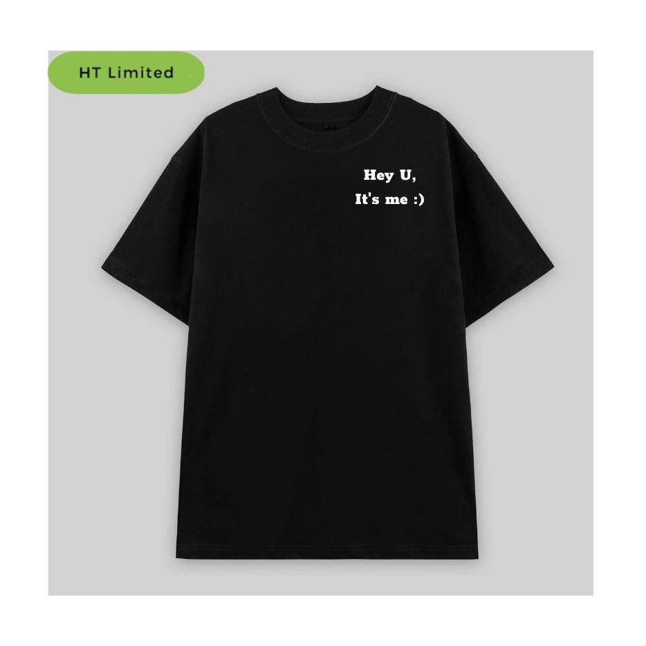Áo thun thiết kế Unisex Hey U, Cotton Cao Cấp 100%