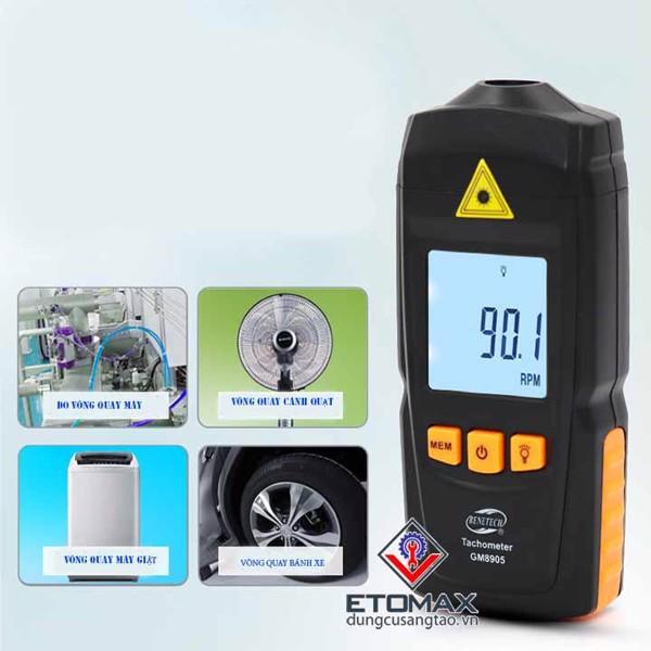 Máy đo tốc độ vòng quay benetech GM-8905