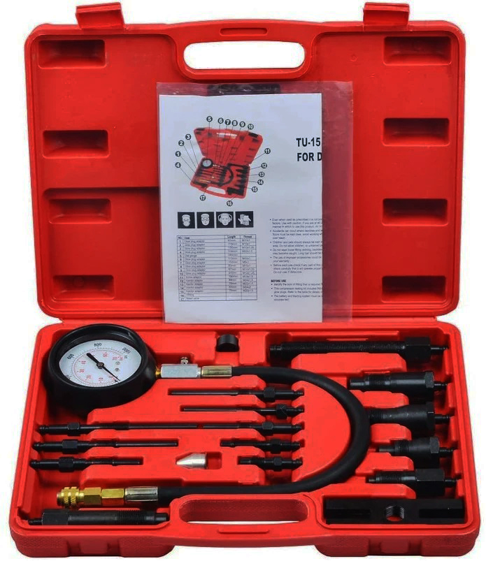 Đồng hồ đo áp suất động cơ dầu, dụng cụ đo áp suất động cơ diesel TU -15B