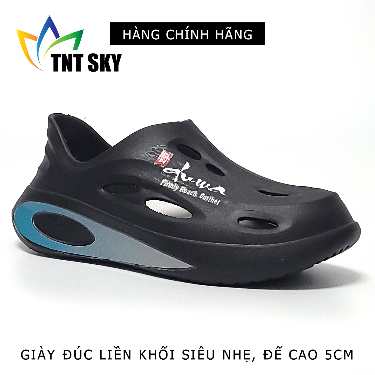 Giày Nam Đúc Liền Khối Siêu Nhẹ Đế Cao 5CM - Hàng Chính Hãng - TK567