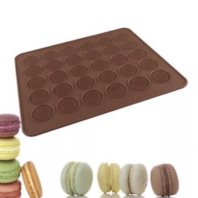 Khuôn bánh macaron silicon (30 ô)_kèm ảnh  thật