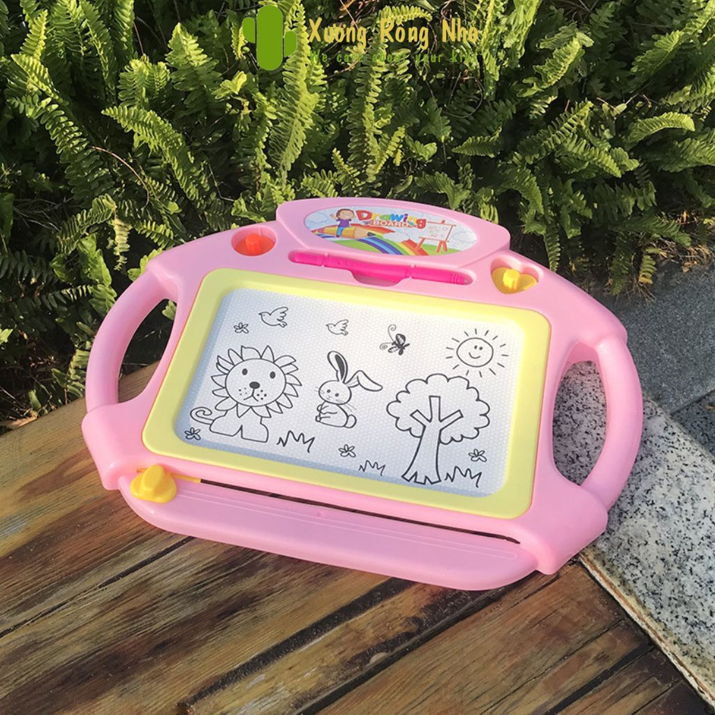 Bảng Đồ Chơi Vẽ Tự Xóa Thông Minh Drawing Board 2 Tay Cầm Tiện Lợi