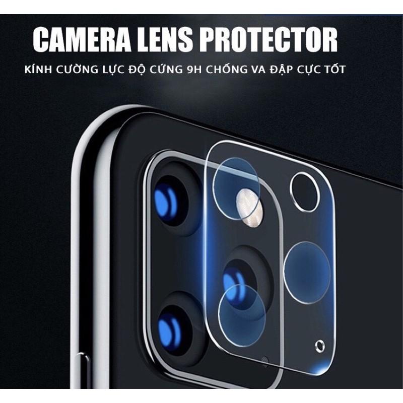 CƯỜNG LỰC FULL CỤM CAMERA DÀNH CHO IPHONE 11 11PRO 11PROMAX 12 12MINI 12PRO 12PROMAX - TRONG SUỐT