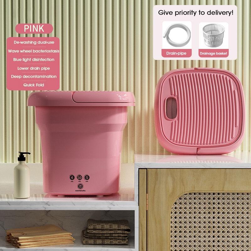 Máy Giặt Đồ Lót / Vớ Mini Có Thể Gấp Gọn Tiện Dụng Mang Theo Du Lịch