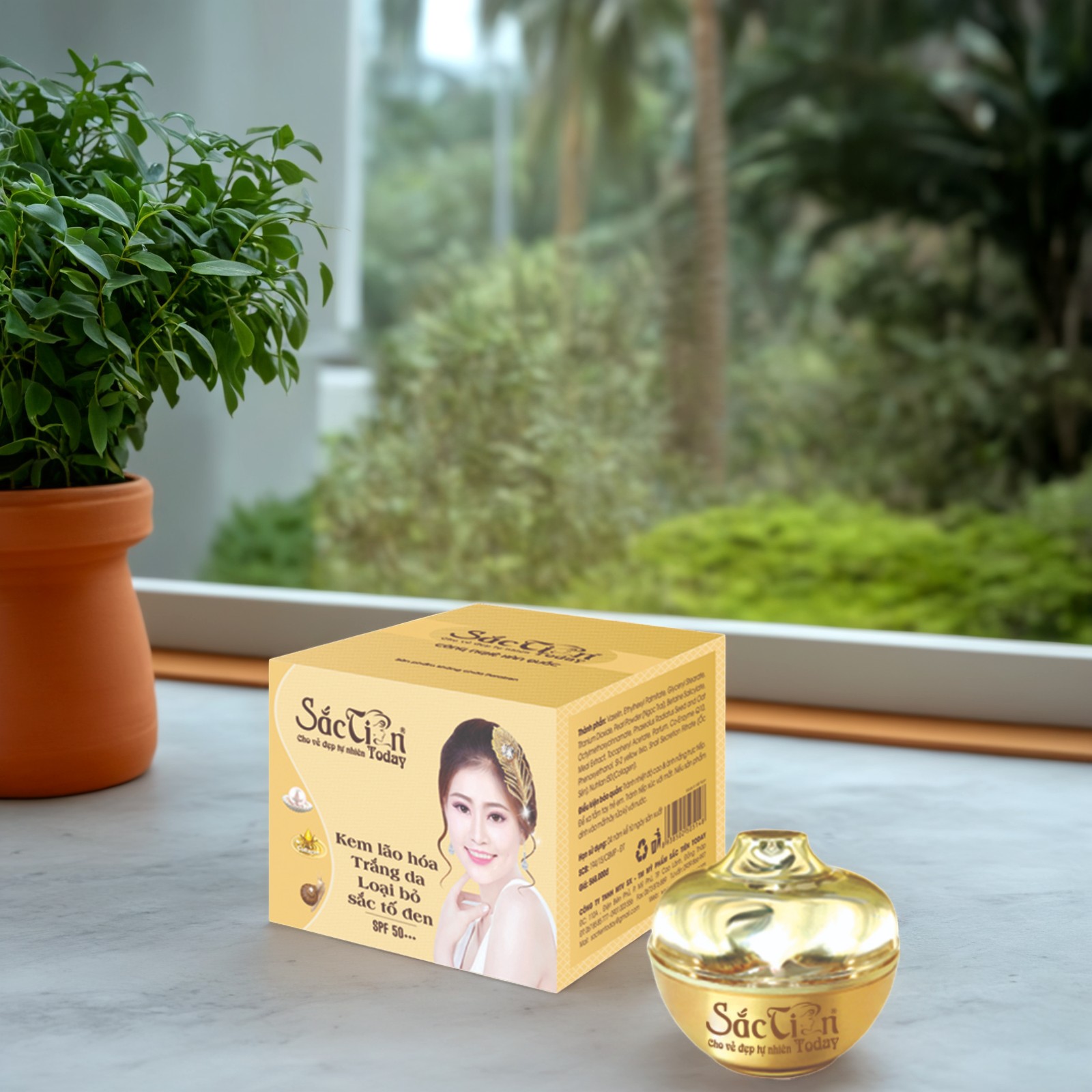 Kem Lão Hóa Trắng Da Giảm Thiểu Sắc Tố Đen Sắc Tiên Today 25g