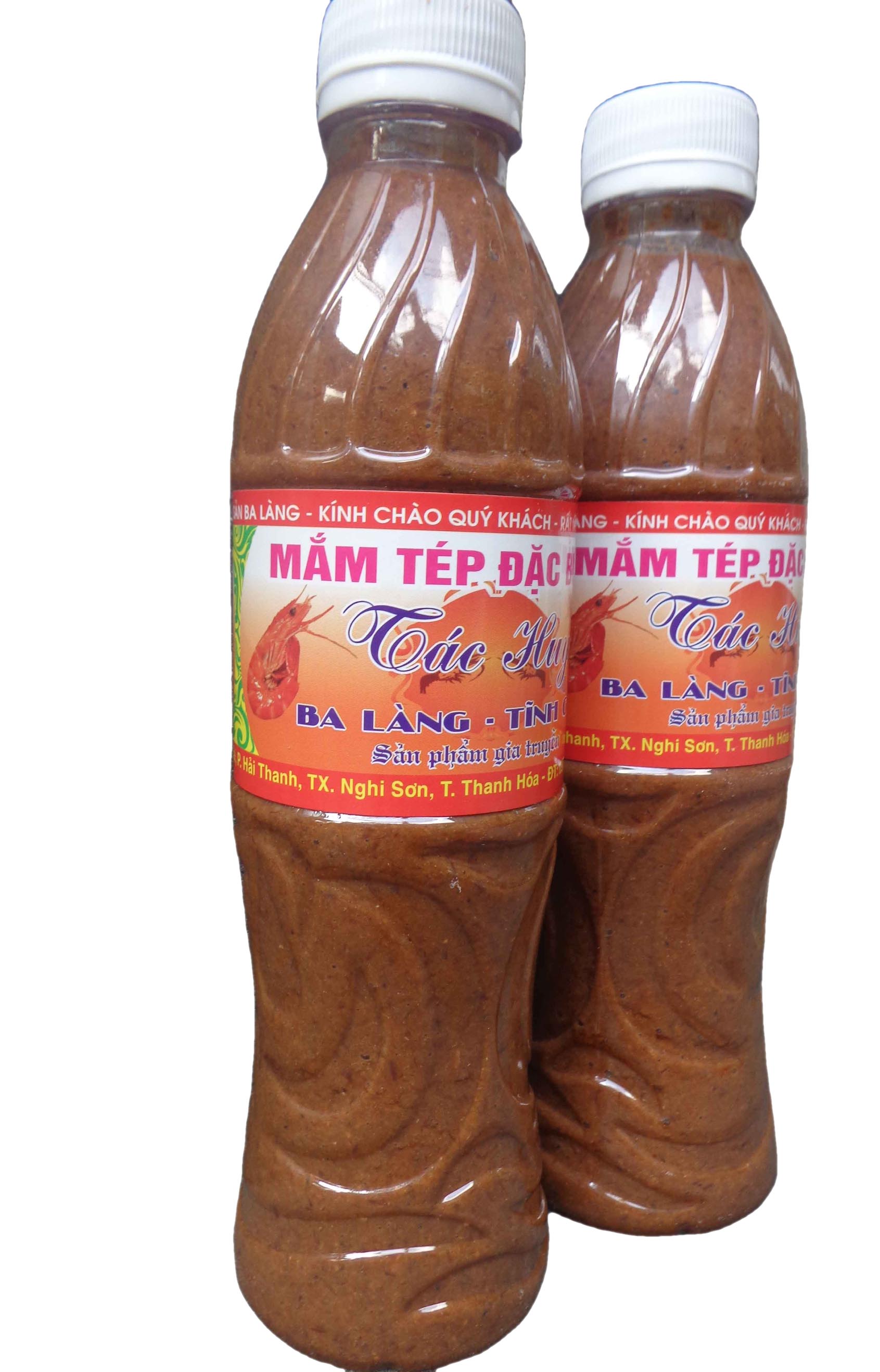 Combo 2 chai mắm tép đặc biệt Tác Huy (đặc sản Ba làng - Thanh Hóa) sử dụng chưng cùng thịt hoặc pha chấm trực tiếp (chai 500ml sử dụng trong gia đình hoặc làm hàng)