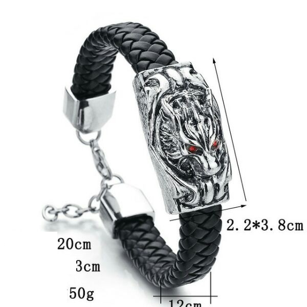 Vòng tay Rồng dây da cá tính cho nam siêu đẹp