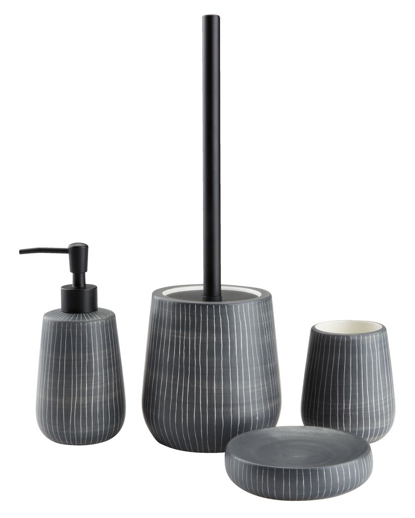Bình xịt xà phòng | JYSK Hassela | gốm bán sứ | xám | DK8xC18cm