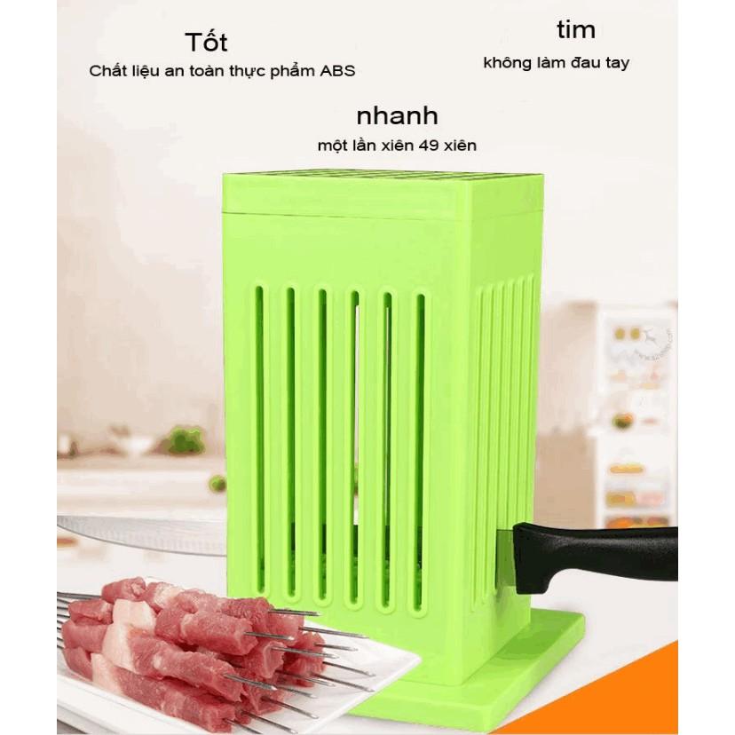 Máy xiên thịt tại nhà ABS BBQ full set