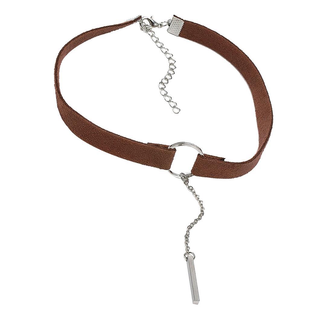 Choker Collar Chain Pendant Necklace Party Prom Fancy Elegant Decor