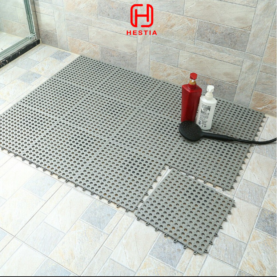 COMBO11 Tấm lót sàn nhà vệ sinh 3T. Vỉ nhựa lót sàn chống trơn Trải Sàn Nhà Tắm/Vệ Sinh/Nhà Bếp