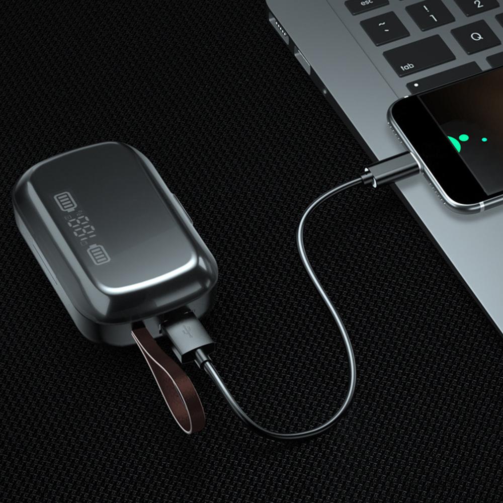 Tai nghe không dây TWS Bluetooth 5.1 có Mic, chống nước IPX7 Điều khiển cảm ứng