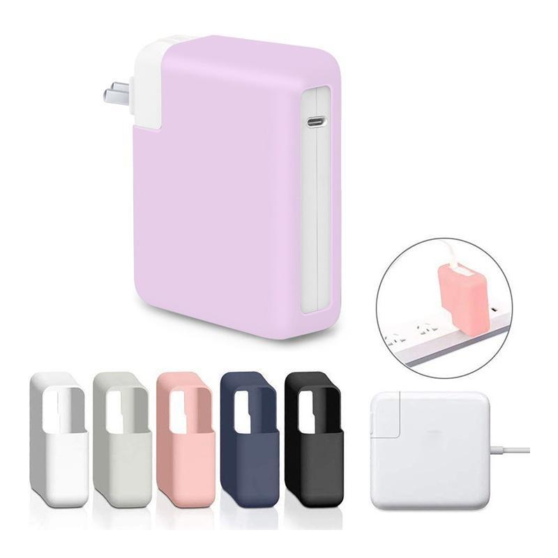 Vỏ Silicone Bọc Bộ Sạc Macbook new air 13.6 inch M2 A2681 30W 67W 35W 2022