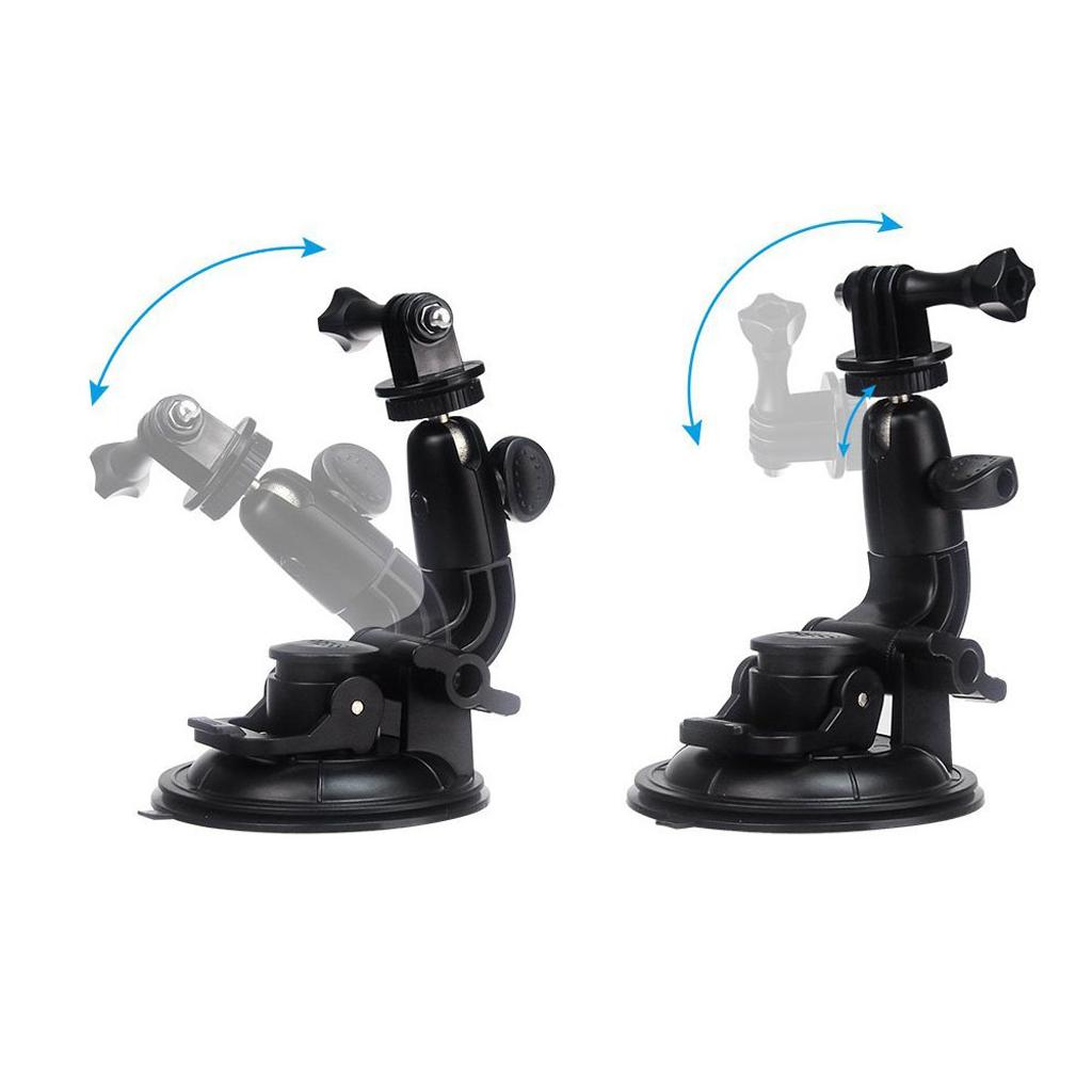 9cm Diameter Multi-Purpose Suction Cup Car Holder for Gopro 1/4 Screw Camera