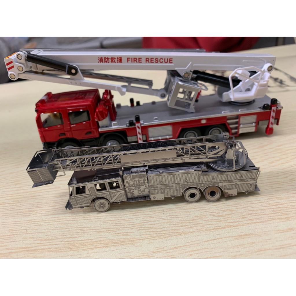 Mô Hình Lắp Ráp 3d Xe Thang Sở Cứu Hỏa New York