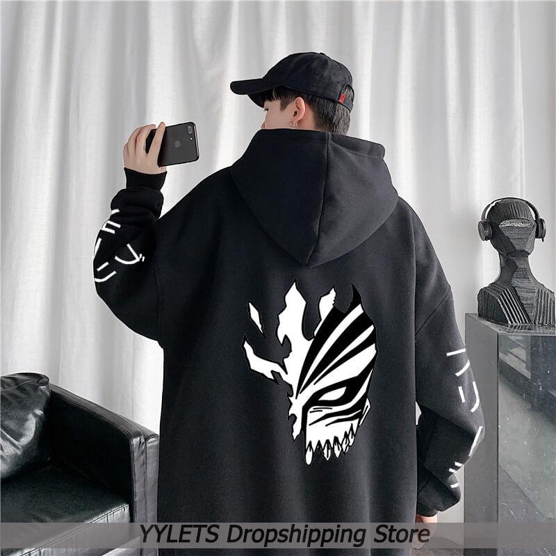 Áo hoodie Nam Anime Kurosaki Ichigo hoodie Nam Nữ có mũ trùm đầu