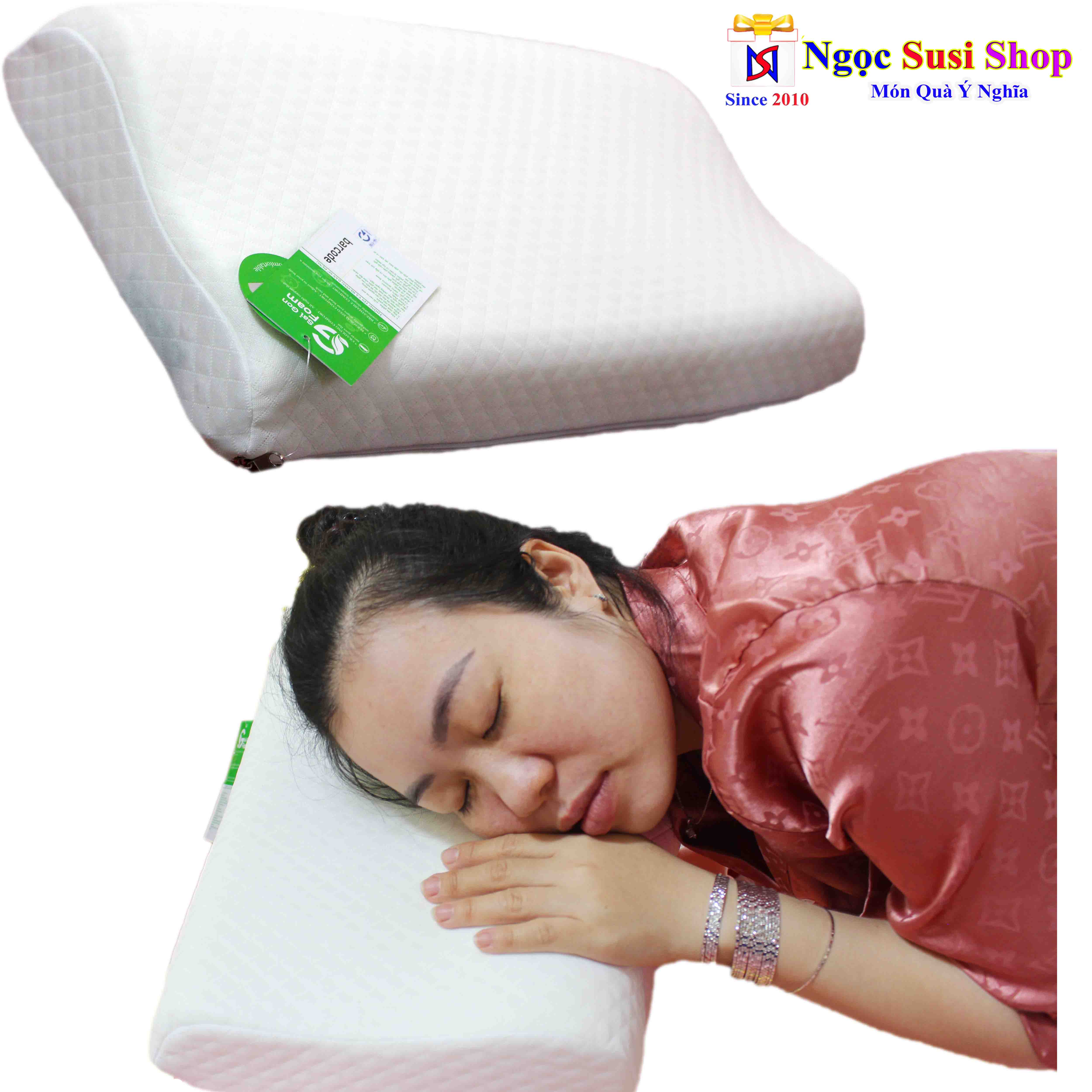 [SIÊU NHẸ] GỐI CAO SU NON CAO CẤP 100% HÌNH THÚ [HÀNG CHUẨN