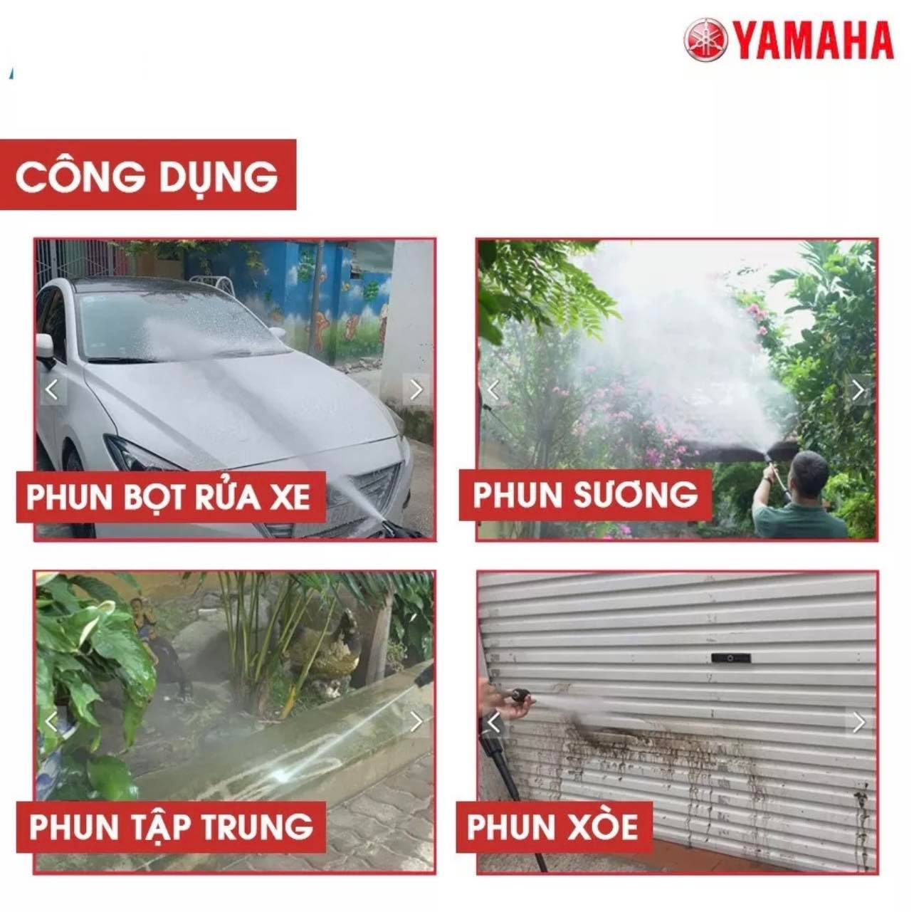 Máy rửa xe gia đình, may rua xe công suất mạnh 2800W có thể chỉnh áp, dây dẫn 15m bơm áp lực cao C0005S7