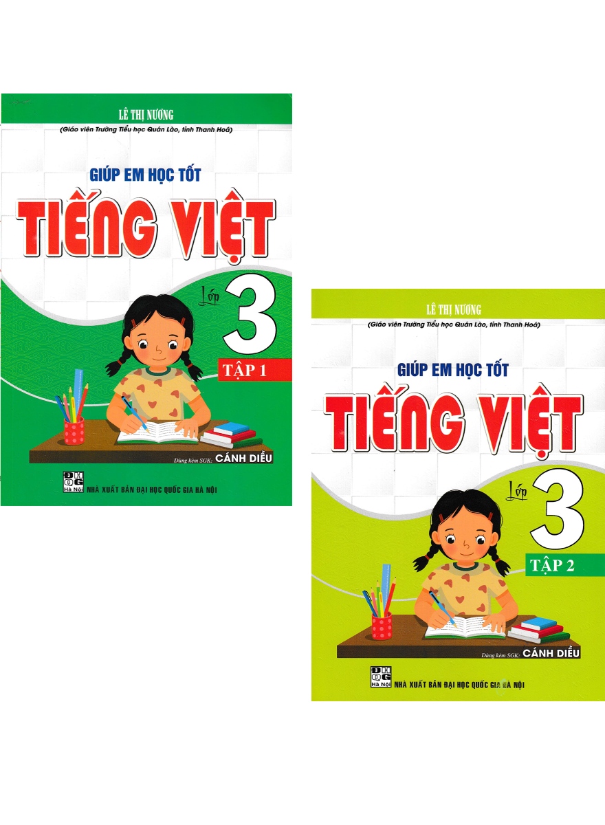Combo Giúp Em Học Tốt Tiếng Việt Lớp 3 - Tập 1 + 2 _HA