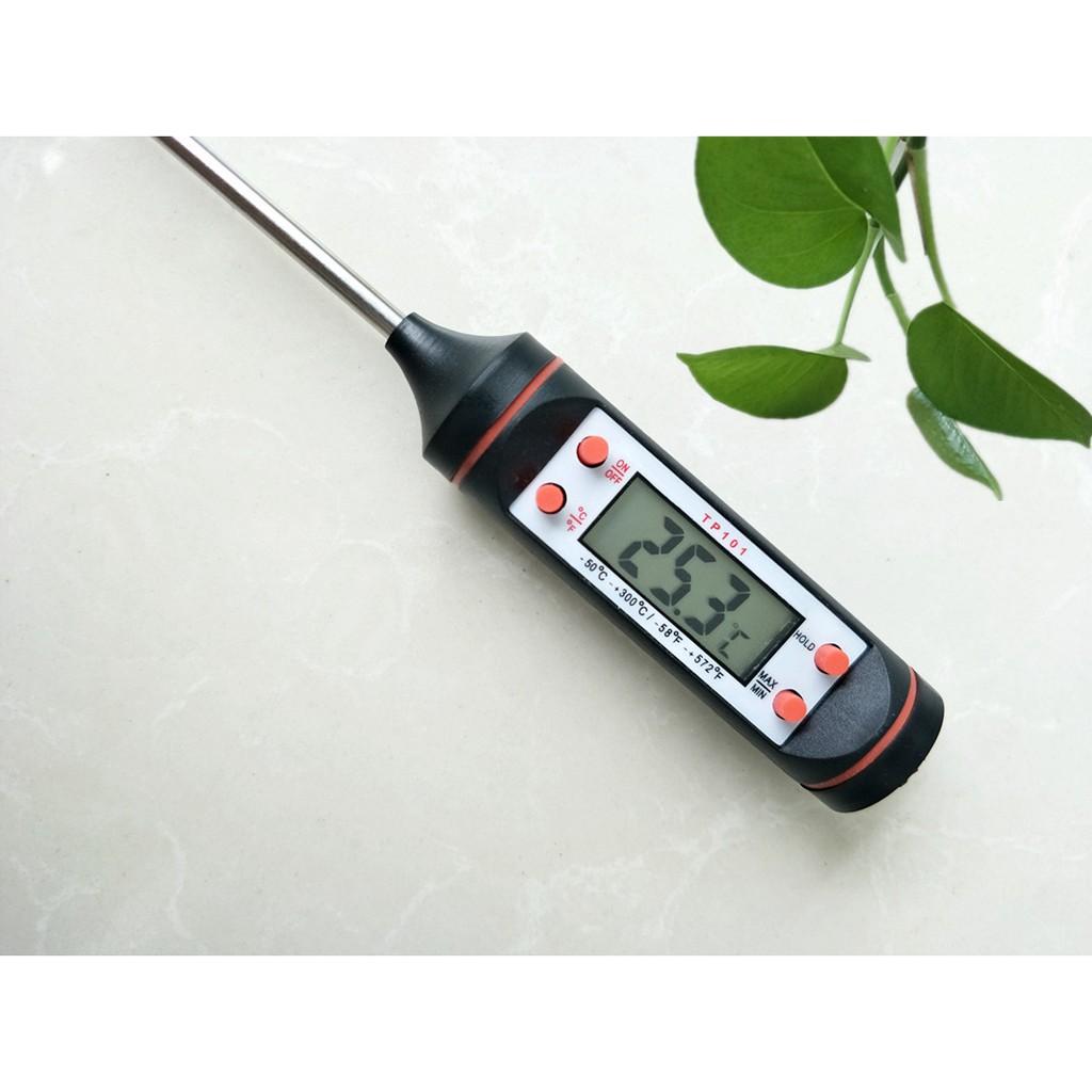 Nhiệt kế điện tử TP101 đo nhiệt độ chất lỏng, đo nhiệt độ nước pha sữa, đo nhiệt độ nước tắm, đo nhiệt độ bể cá.