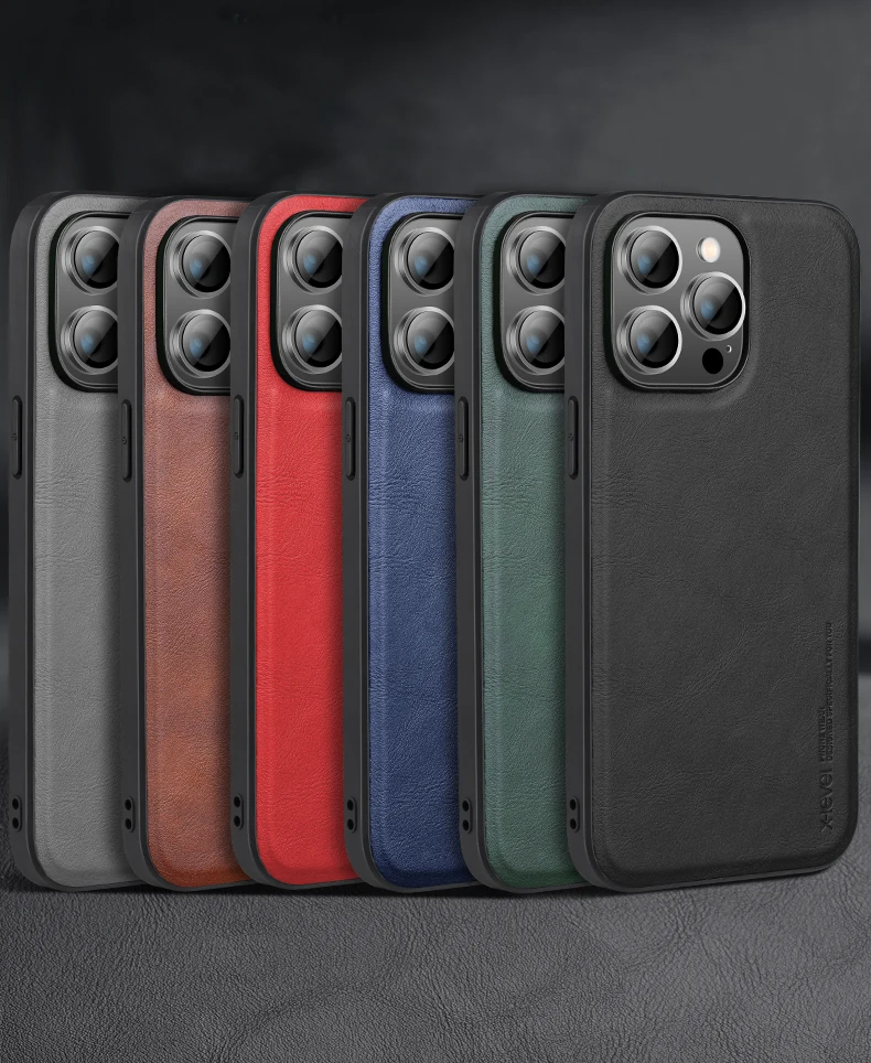 Ốp lưng cho iPhone 16 Pro Max, iPhone 16 Pro, iPhone 16 Plus, iPhone 16 hiêu X-Level lưng da viền mềm chống sốc cao cấp - hàng chính hãng