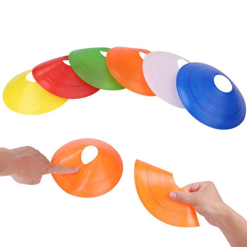 19cm Profession Disc Cones Soccer Basketball Speed Agility Training Disc Field Marking Coaching Training Tool 10Pcs/lot