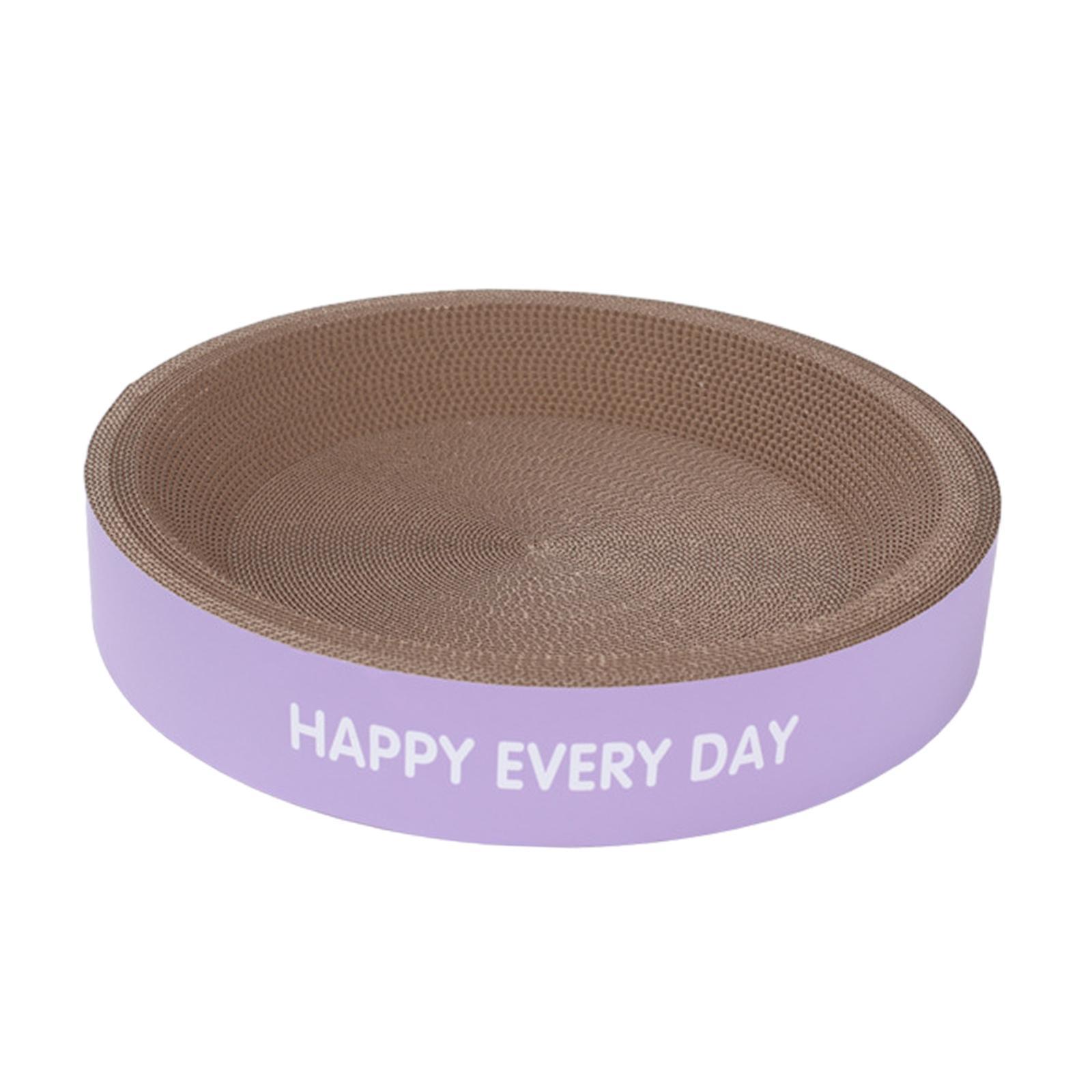 Cat Scratcher Cardboard, Cat Scratch Pad Bowl, Pet Scratcher Nest Sofa Furniture Protector Cat Scratching Board Corrugated for Kitten Playing