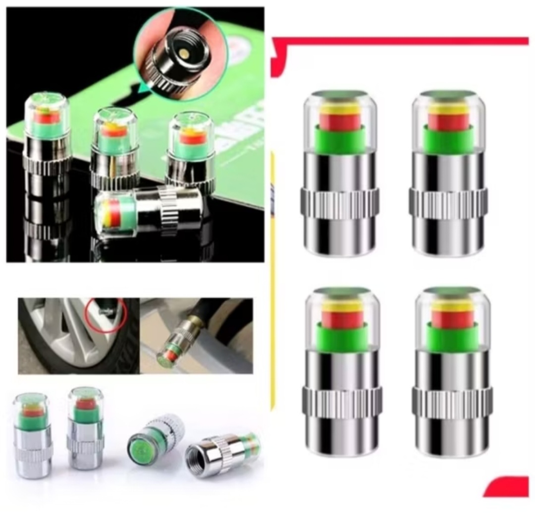 BỘ 4 CÁI NẮP ĐẬY CHÂN VAN XE MÁY ÔTÔ XE ĐIỆN ĐO ÁP XUẤT LỐP THÔNG MINH CỰC ĐẸP CHẤT LƯỢNG