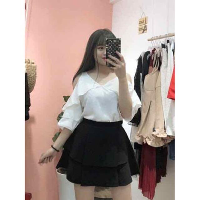 Chân váy hai tầng chất siêu đẹp