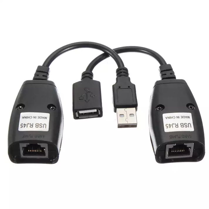 Bộ khuếch đại USB 40m qua cáp mạng, kéo dài tín hiệu usb 40 bằng cáp mạng cat6
