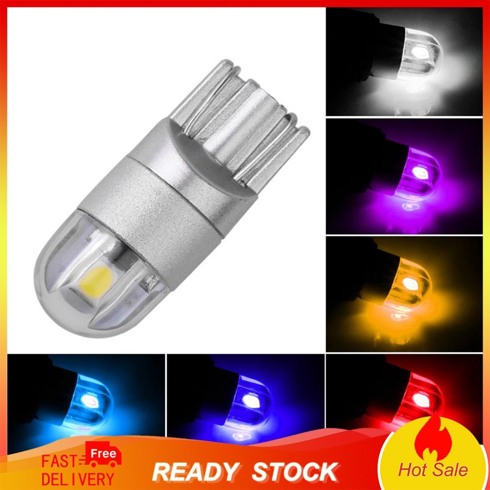 Bộ 2 đèn LED T10 3030 12V 0.84W siêu sáng thay thế đa năng dành cho xe hơi