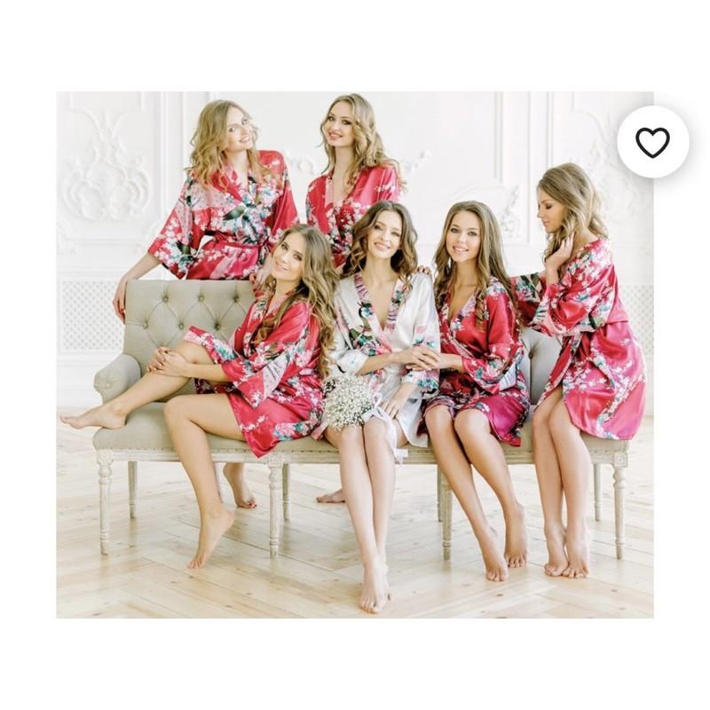 Áo khoác lụa áo kimono phong cách boho