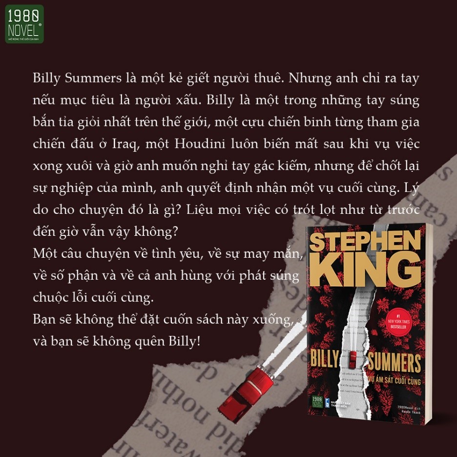 Billy Summers - Vụ Ám Sát Cuối Cùng - Stephen King