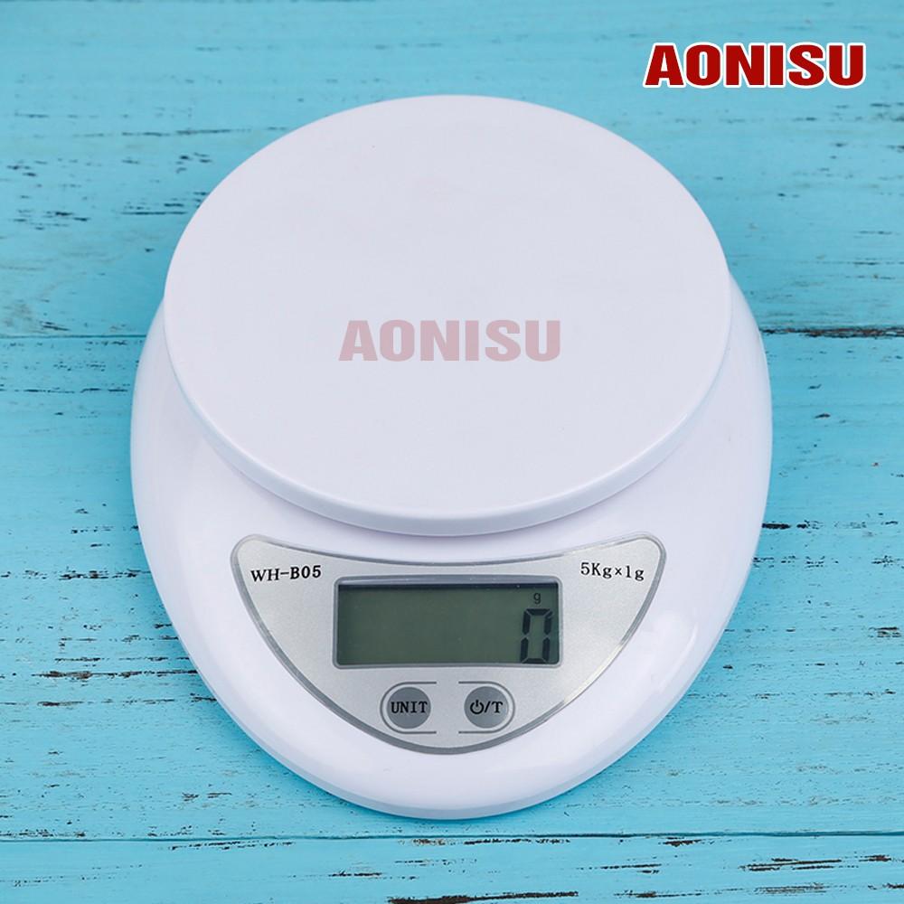Cân Tiểu Ly Nhà Bếp ELECTRONIC WH-B05 Độ Chính Xác Cao, Thiết Kế Nhỏ Gọn, AONISU