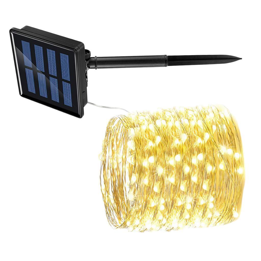 Solar Powered  100/200 LED  Fairy 10 Meters Waterproof