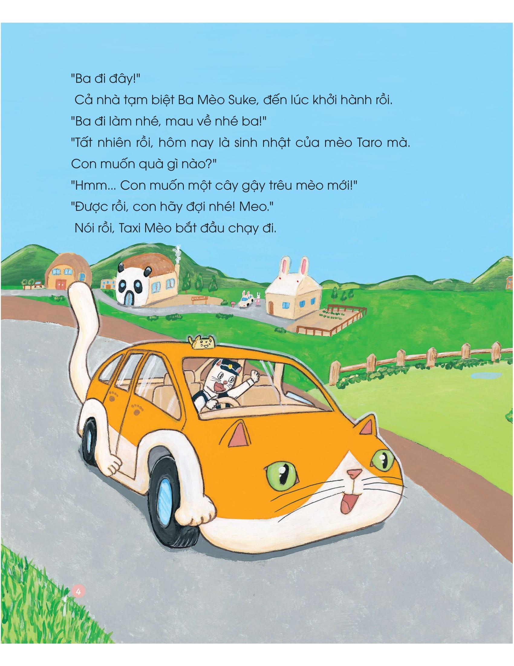 Sách - Ehon - Taxi Mèo