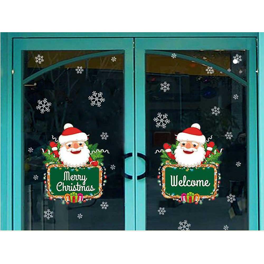 DECAL TRANG TRÍ NOEL 2 MẶT 2021 SỐ 15