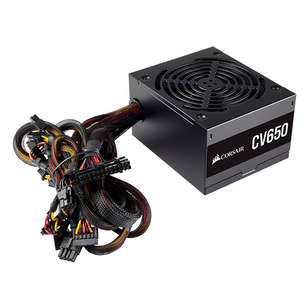 Nguồn máy tính Desktop Corsair CV650 650W 80 Plus Bronze CP-9020236-NA - Hàng Chính Hãng