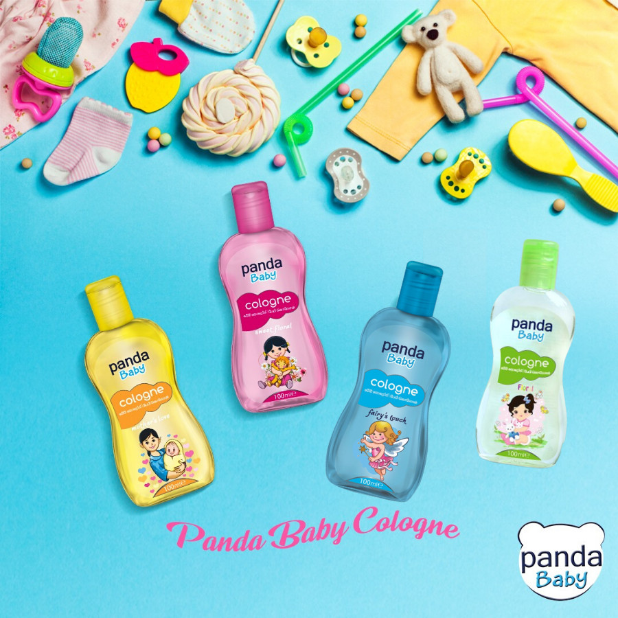 Combo 3 chai nước hoa em bé Panda Baby 100ml