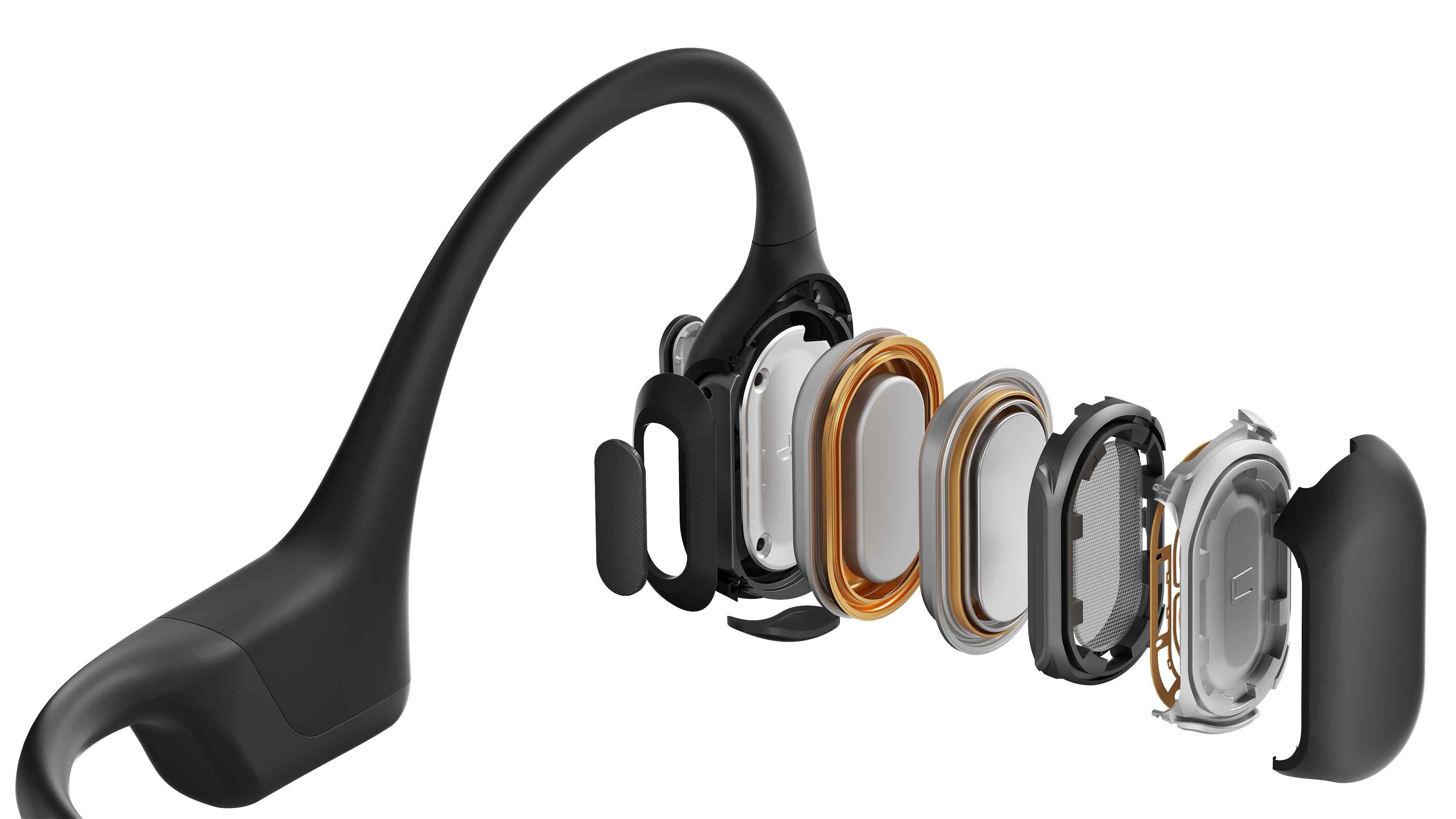 Tai Nghe Bluetooth Thể Thao Truyền Âm Thanh Qua Xương SHOKZ OPENRUN PRO S810 Màu Đen - Hàng chính hãng